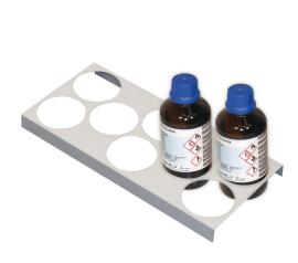 asecos Flaschengestell für für Sicherheitsschränke UB90/UB30, pulverbeschichtetes Stahlblech Lichtgrau RAL 7035, Breite 590, 1100 u.1400 mm Produktbild