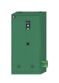 Pflanzenschutzmittelschrank EP.195.095.F2 in Türkisgrün, Flügeltüren, 2x Wannenboden (Stahlblech), Typ-30-Sicherheitsbox Produktbild