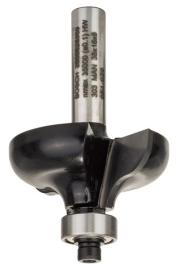 Bosch Kantenformfräser F, 8&nbsp;mm, R1 6,35&nbsp;mm, D 38&nbsp;mm, L 15,7&nbsp;mm, G 57&nbsp;mm Produktbild