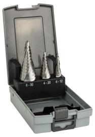 Bosch HSS-Stufenbohrerset, 3-tlg., 4-12/4-20/6-30 Produktbild