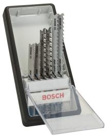 Bosch 6-tlg. Stichsägeblatt-Set Wood and Metal, Robust Line, Progressor, U-Schaft Produktbild