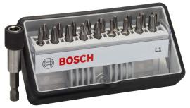 Bosch 18+1-tlg. Schrauberbit-Set, Robust Line, L PH/PZ/T, Extra Hard-Ausführung Produktbild