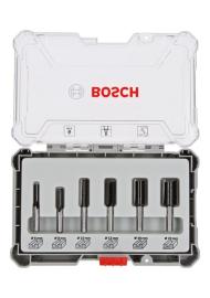 Bosch Fräser-Set, 6-teiliges Nutfräser-Set, 8-mm-Schaft Produktbild