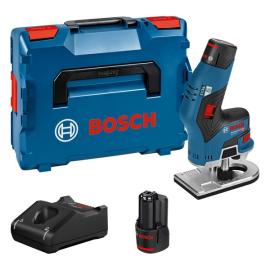 Bosch Akku-Kantenfräse GKF 12V-8, mit 2 x 3.0 Ah Li-Ion Akku, L-BOXX Produktbild