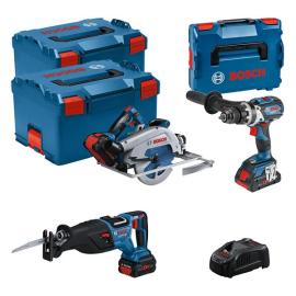 Combo Kit Set mit 3x 18V: GSB 18V-110C/GKS 18V-68GC /GSA 18V-28 /3 x Akku Produktbild