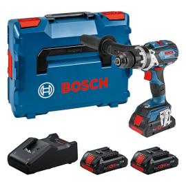 Bosch Prof. Set: Akku-Schlagbohrschrauber GSB 18V-110 C, 3 x ProCORE18V 4.0Ah, L-BOXX Produktbild