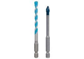 Bosch EXPERT HEX-9 Hard Ceramic+HEX-9 Multi Construction Bohrer-Set, 6mm, 2tlg. Produktbild