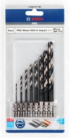 Bosch PRO Metal HSS-G Impact Spiralbohrer-Set, 8-tlg. Produktbild