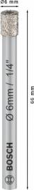 Bosch PRO Ceramic dry Bohrer, 6 x 66&nbsp;mm Produktbild