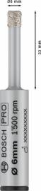 Bosch PRO Ceramic dry Bohrer, 6&nbsp;x&nbsp;33&nbsp;x&nbsp;13&nbsp;mm Produktbild