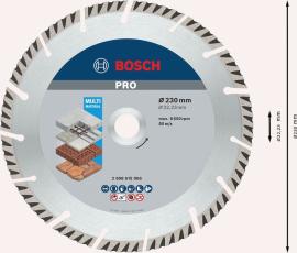 Bosch Diamanttrennscheibe Standard for Universal 115mm (10er-Pack) Produktbild