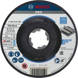 Bosch PRO Metal X-Lock Schleifscheibe, 115 x 6 x 22,23&nbsp;mm Produktbild