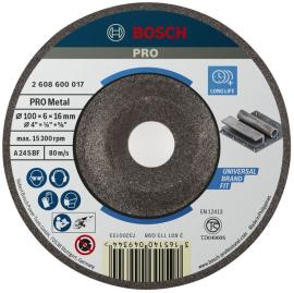 Bosch PRO Metal Schleifscheibe, 100 x 6 x 16&nbsp;mm Produktbild