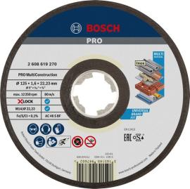 Bosch PRO Multi Material X-Lock Trennscheibe, 125 x 1.6 x 22,23&nbsp;mm Produktbild