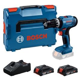 Bosch Akku-Schlagbohrschauber GSB 18V-25, 2 x Akku GBA 18V 2.0Ah in L-BOXX Produktbild