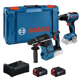 Bosch Combo Kit GSR 18V-65 + GBH 18V-26 + 2x5.0AH + GAL 12V/18V-80 + XL-BOXX Produktbild