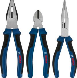 Bosch Zangen-Set, Mehrkomponentengriffe, 3-tlg. Produktbild