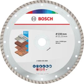 Bosch Multi Material Turbo Diamond Trennscheibe, 230 x 22.23 x 7 mm, 10 Stk. Produktbild