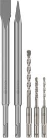 Bosch SDS plus-3C Meißel- und Bohrer-Set, D 5/6/8 mm, 5-tlg. für Bohrhämmer Produktbild
