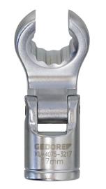 GEDORE KL-4075-3217 Gelenk-Ringschlüssel-Einsatz, 3/8", SW 17 Produktbild
