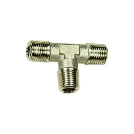 RIEGLER T-Stück, außen/außen/außen, R 3/4, SW 25, Messing vernickelt Produktbild