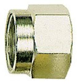 Überwurfmutter, M18x1,5, Rohr-Außen-Ø 12 mm, Messing vern. Produktbild