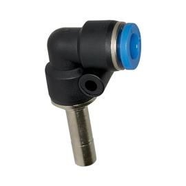 RIEGLER L-Steckverbindung, Stecknippel 4 mm »Blaue Serie« mini, Schlauch- Ø 4 Produktbild