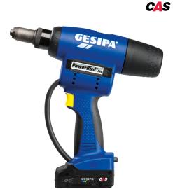 Gesipa PowerBird Pro Gold Edition CAS mit Andrückauslösung / mit 1 Li-Ion Akku 18V - 2,0 Ah / Ladegerät in L-Boxx Produktbild