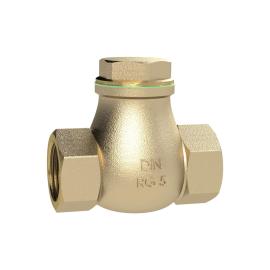 RIEGLER Rückschlagklappe, DN 15, Rotguss, G 1/2, PN max. 16 bar Produktbild