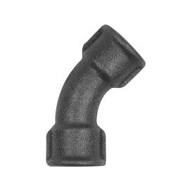 RIEGLER Bogen 41, 45°, Rp 3/4 i., Rp 3/4 i., Temperguss schwarz Produktbild
