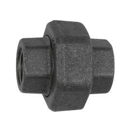 RIEGLER Verschraubung 330, flachdichtend, Rp 3, Rp 3, Temperg. schw. Produktbild