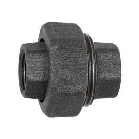 RIEGLER Verschraubung 340, konisch dicht., Rp 3/8, Rp 3/8, Temperg. schw. Produktbild
