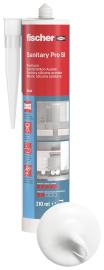 fischer Sanitärsilikon Sanitary Pro SI 310 ws Produktbild