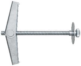 Feder-Klappdübel KD 3 / 4 mit Schraube Produktbild