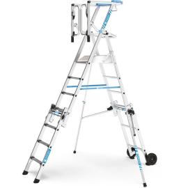 Zarges ZAP Masterflex Plus S - Teleskop-Plattformleiter 7 Stufen Produktbild