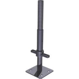 Zarges Fußplatte mit Spindel Produktbild