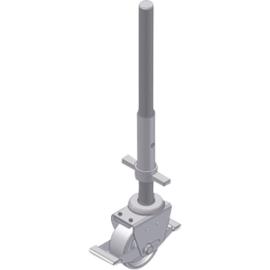 Zarges Lenkrolle mit Spindel D = 125 mm Produktbild