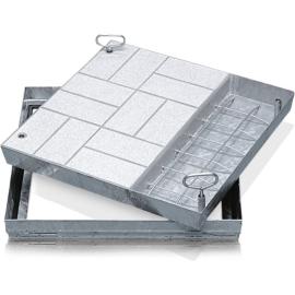 Zarges Schachtabdeckung V2A 450 x 450 mm Produktbild