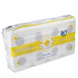 Tissue-Toilettenpapierkleinrolle 2-lagig ca. 250 Blatt VE / 64 Rollen Produktbild