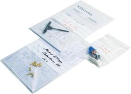 Druckverschlussbeutel mit 3 Beschriftungsfeldern