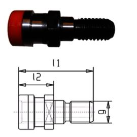 Ringnutbolzen SK40 (=50NM) M16 Produktbild