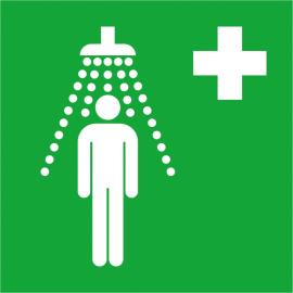 Rettungsschild, Notdusche Produktbild