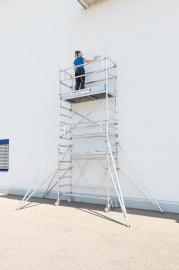 Alu-Klappgerüst Plattform B1800xT1350 mm Plattformhöhe 8,80 m Arbeitshöhe bis 10,80 m Produktbild
