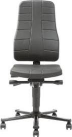 BIMOS Arbeitsstuhl All-In-One 2 mit Rollen Sitzhöhe 450-600mm Polyurethan schwarz Produktbild