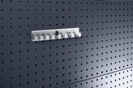 Steckschlüsselhalter B270 mm 8 Aufnahmen für Lochplatten bott Produktbild
