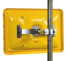 Halter für Wand-und Pfostenmontage 2-Punkt Halter für Spiegel B600/900xH400/600 mm Produktbild