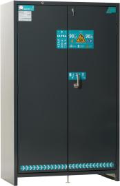 Sicherheitsschrank ION-ULTRA-90 RAL 7016 6x Steckdosenleiste 1x Bodenauffangwanne Produktbild