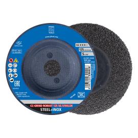 PFERD TOOLS CC-GRIND ROBUST Schleifscheibe 125x22,23 mm Leistungslinie SG STEELOX für Stahl/Edelstahl Produktbild