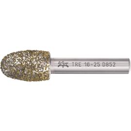 PFERD TOOLS Diamant-Schleifstift Tropfenform 16x25x8 mm D852 zum Schleifen von Grau-und Sphäroguss Produktbild