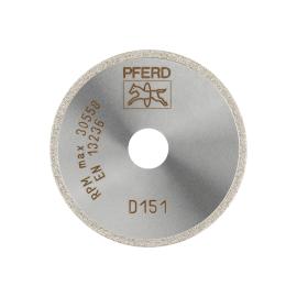 PFERD TOOLS Diamant-Trennscheibe D1A1R 50x1,4x10,0mm D151 (mittel) für Glas/Keramik/Hartmetall Produktbild